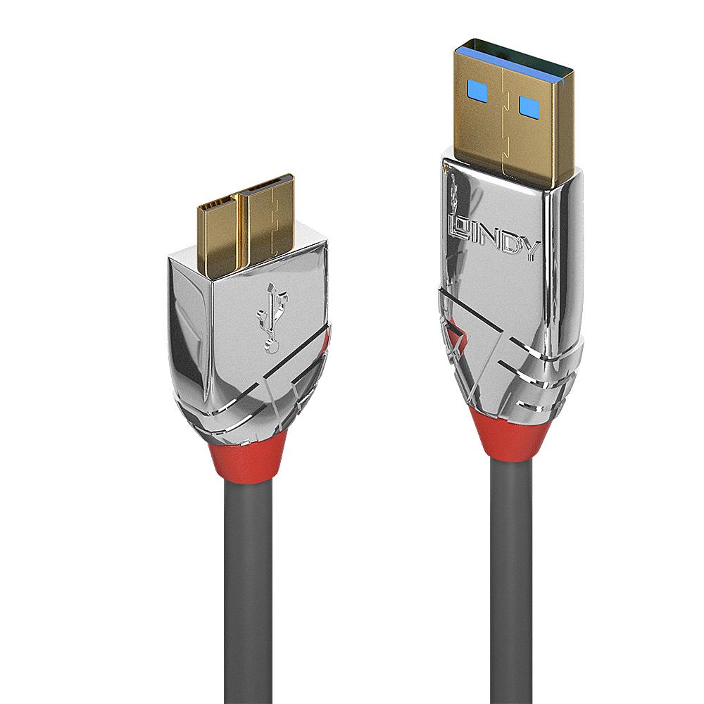 Cablu Lindy 0.5m USB 3.2 A to Micro-B
