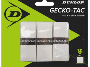 Tennis racket overgrip DUNLOP GECKO-TAC 3pcs. white