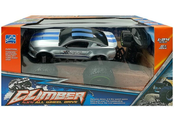 Remote controlled Car Off-road R/C Silver High Wheels - Image 7