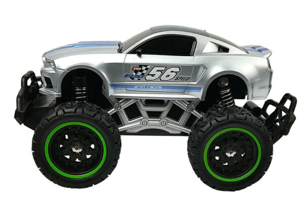 Remote controlled Car Off-road R/C Silver High Wheels - Image 4