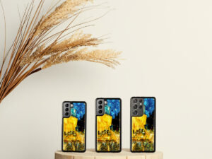 iKins case for Samsung Galaxy S21 Ultra cafe terrace black