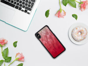 iKins SmartPhone case iPhone XS Max pink lake black