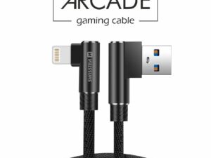 Swissten L Type Textile Universal Quick Charge 3.1 USB to Lightning Data and Charging Cable 1.2m