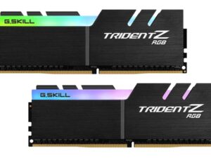 Memorie DDR G.Skill - gaming "Trident Z RGB" DDR4 16GB frecventa 3600 MHz, 8GB x 2 module, radiator,iluminare, latenta CL18, "F4-3600C18D-16GTZR"