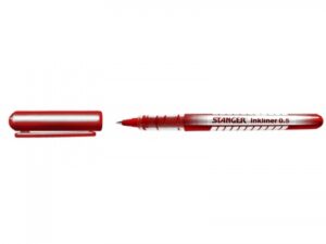 STANGER Rollerball Solid Inkliner 0.5 mm, red, 1 pcs. 7420003