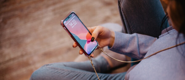 Xiaomi Redmi Note 8 / Redmi Note 8 2021 Silicone TPU Transparent with Necklace Strap Gold - Image 8
