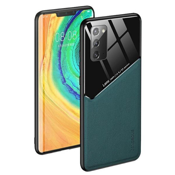 Mocco Lens Leather Back Case for Apple iPhone 11 Pro Green - Image 3