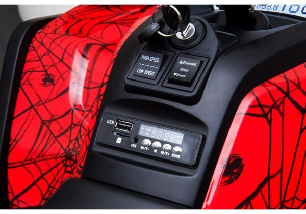 Electric Ride On Quad XMX607 Red Painted Spider - Image 7