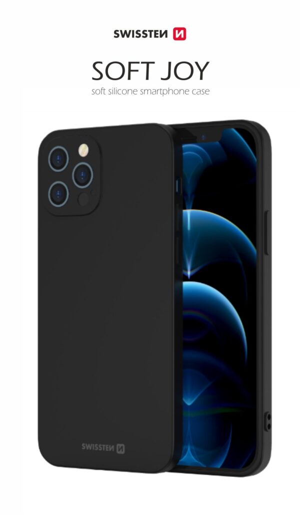 Swissten Soft Joy Silicone Case for Samsung Galaxy S23 Plus Black - Image 2