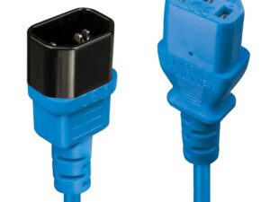 CABLE POWER IEC EXTENSION 2M/BLUE 30472 LINDY