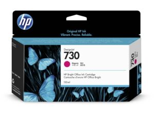 Cartus Cerneala Original HP Magenta, nr.730, pentru T1700|T2600, 130ml, (timbru verde 0.15 lei), "P2V63A"