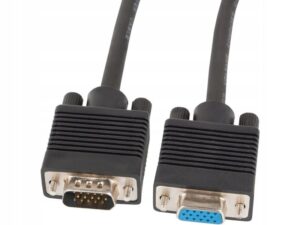 RoGer VGA D-SUB Monitor Cable VGA-M / VGA-F 3m