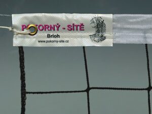 Volleyball net POKORNY Sport 9,5x1m, with knitted cord