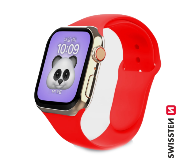 Swissten Silicone Band for Apple Watch 1/2/3/4/5/6/SE / 42 mm / 44 mm - Image 2