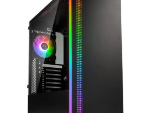 Zalman S5 Black ATX, RGB fan + fan, T/G