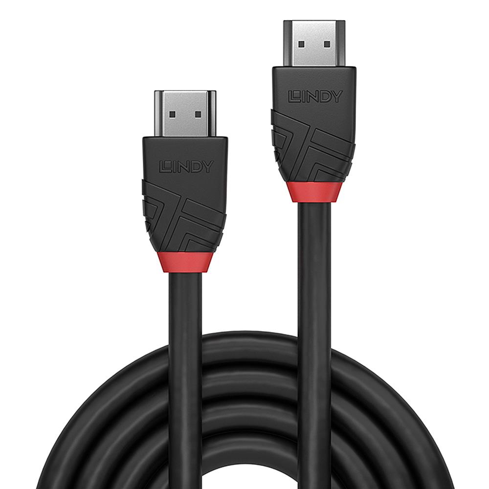 Lindy HDMI cable with Ethernet Black Line - 5 m