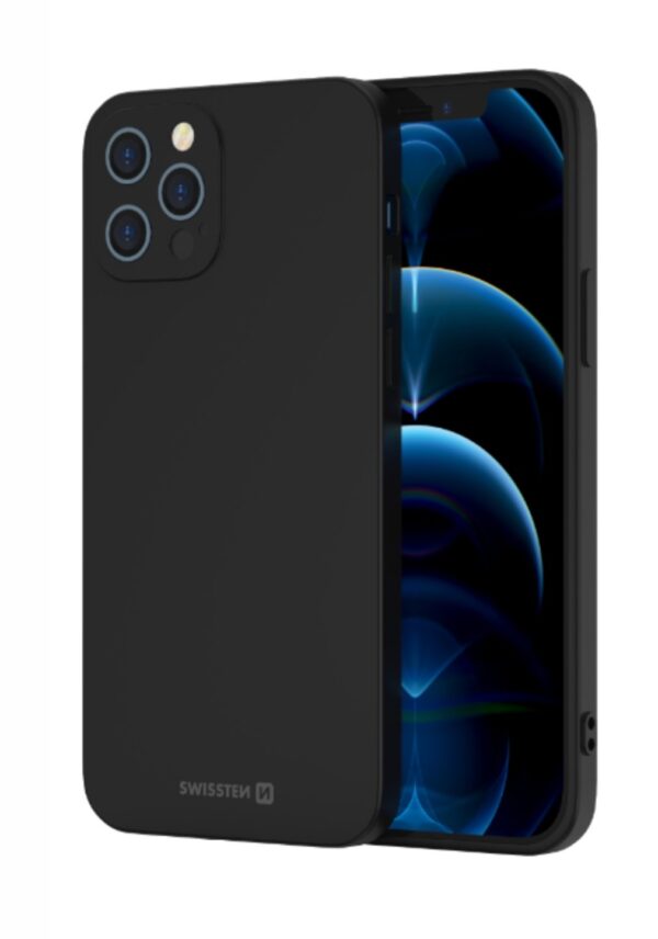 Swissten Soft Joy Silicone Case for Samsung Galaxy S23 Plus Black