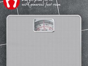 Salter 433 SVDR Mechanical Bathroom Scale Silver