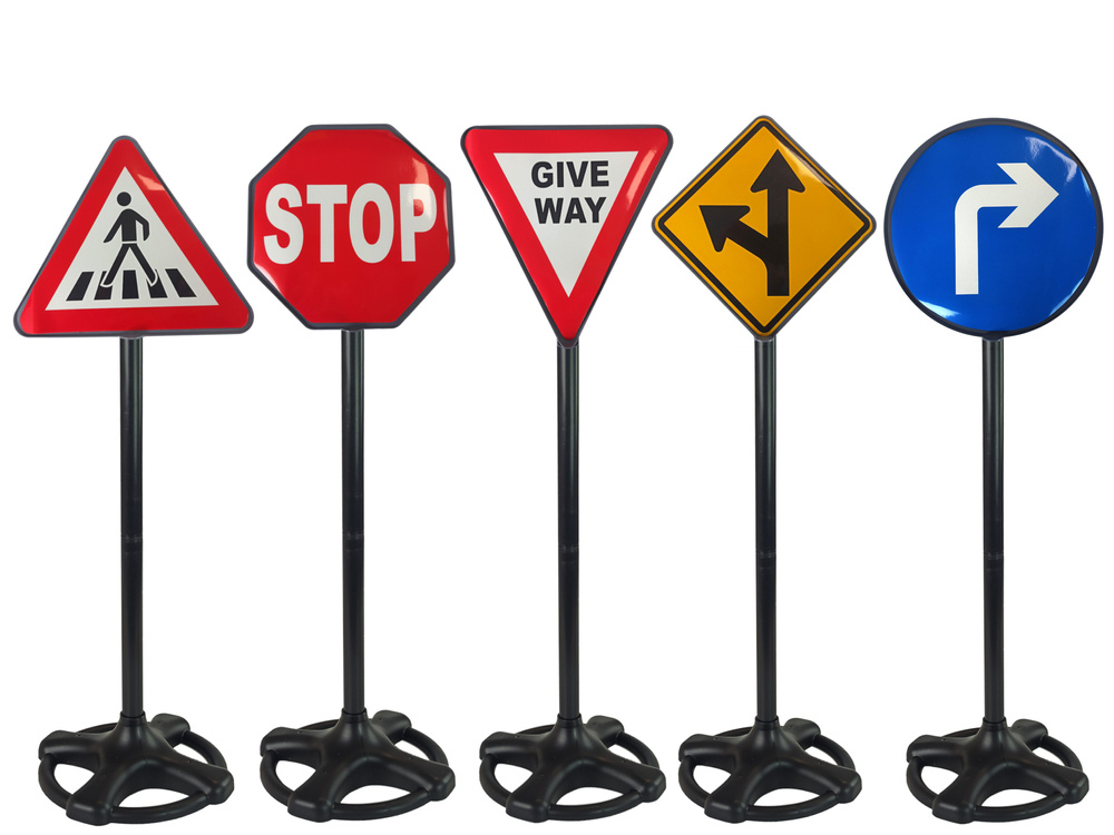 Big Set of Educational Road Signs 82 cm - Image 2