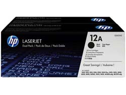 TONER CARTRIDGE 12A BLACK/DUAL PACK