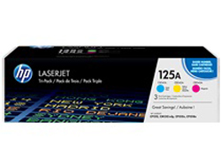 TONER CARTRIDGE 125A C/Y/M/TRIPLE PACK