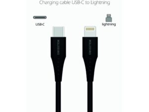 Swissten Basic Universal Quick Charge 3.1 USB-C to Lightning  Charging Cable 1m