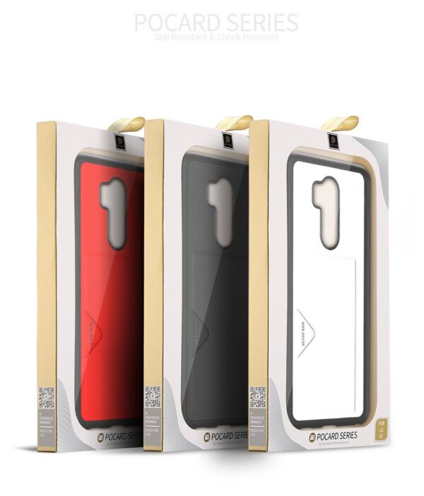 Dux Ducis Pocard Series Premium High Quality and Protect Silicone Case For Apple iPhone XS Max Red - Image 2