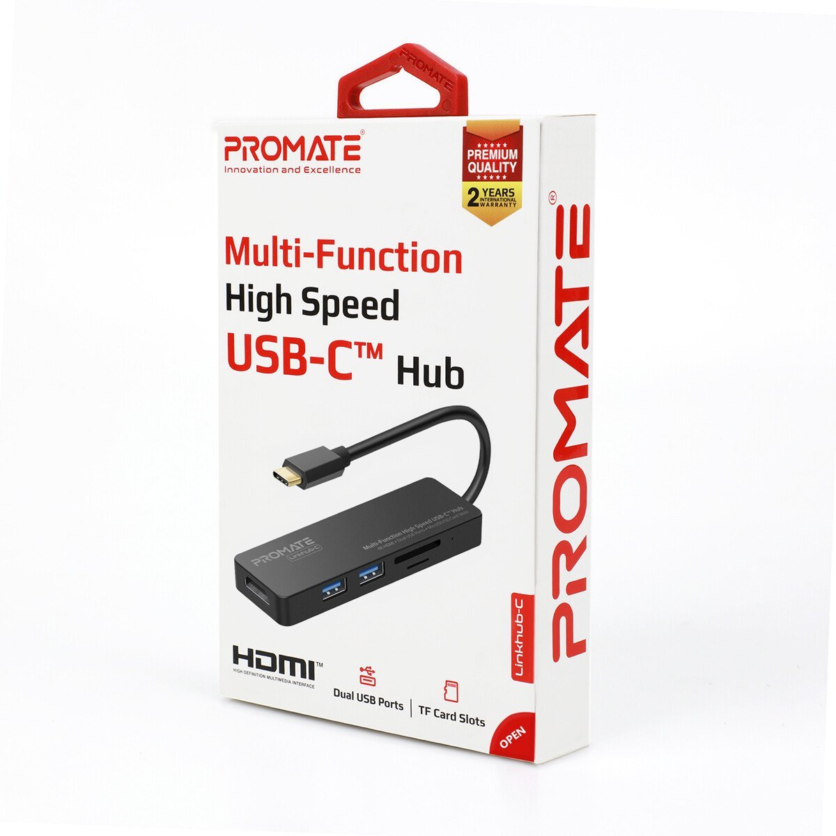 PROMATE LinkHub-C USB-C to HDMI 4K / 2X USB 3.0 / SD