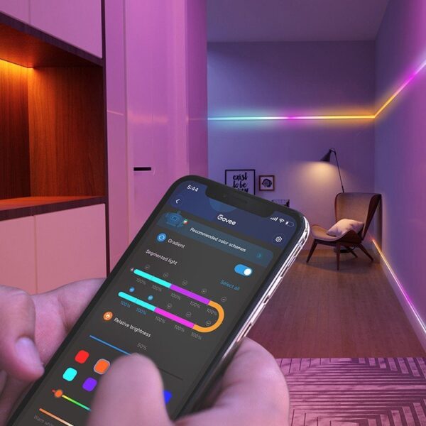 LED lente Govee H619A3D1 Bluetooth / Wi-Fi / 5m - Image 4
