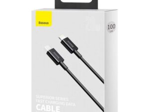 CABLU alimentare si date Baseus Superior, Fast Charging Data Cable pt. smartphone, USB Type-C la Lightning Iphone PD 20W, 1m, negru "CATLYS-A01" (timbru verde 0.08 lei) - 6953156205307