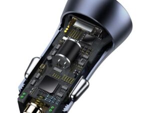 INCARCATOR auto Baseus Golden Contactor Pro, Quick Charge 40W, 2 x USB 5V/3A, negru "CCJD-A0G" (timbru verde 0.8 lei) - 6953156201972