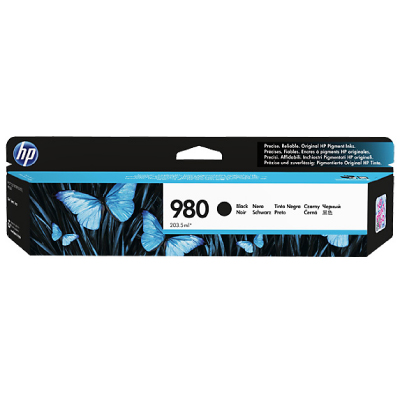 HP 980A original Ink cartridge D8J10A black standard capacity 203.5ml 10.000 pages 1-pack Office jet Enterprise