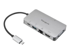 Targus USB-C DP Alt Mode Single Video 4K HDMI/VGA Docking Station with 100W PD Pass-Thru