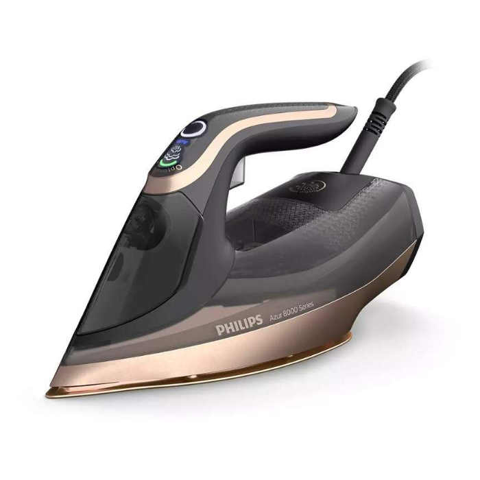 Philips | Azur DST8041/80 | Steam Iron | 3000 W | Water tank capacity 350 ml | Continuous steam 80 g/min | Steam boost performance 260 g/min | Black/Gold