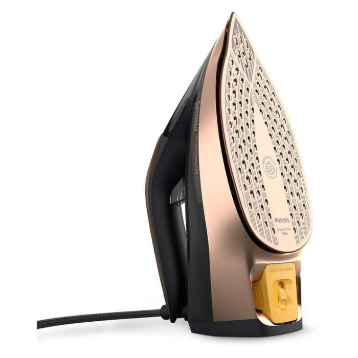 Philips | Azur DST8041/80 | Steam Iron | 3000 W | Water tank capacity 350 ml | Continuous steam 80 g/min | Steam boost performance 260 g/min | Black/Gold - Image 2