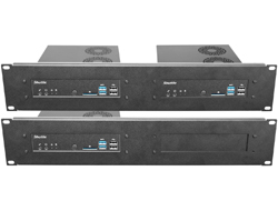 Shuttle PRM01 - 2U rack mount front plate for two 1.3-litre XPC slim PCs