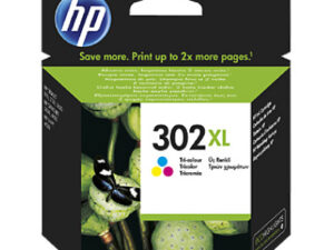 HP 302XL ink cartridge, tricolor