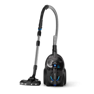 Akcija! PHILIPS PowerPro Expert Bagless bezmaisa putekļsūcējs, (melns)