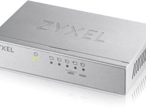 SWITCH ZYXEL, GS-105B V3, porturi Gigabit x 5, managed carcasa metalica, "GS-105BV3-EU0101F" (timbru verde 2 lei)