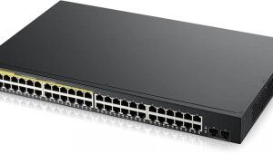 Switch ZYXEL GS1900-48HP, 48 port managed, PoE, Gigabit, Rack-Mount