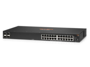 Hewlett Packard Enterprise Aruba 6100 24G 4SFP+ Managed L2 Gigabit Ethernet (10/100/1000) 1U Black, "JL678A" (timbru verde 2 lei)