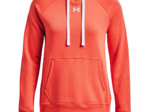 Under Armour Women's Rival Fleece HB Hoodie Orange 1356317 877