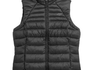 Women's down vest 4F F091 deep black 4FSS23TDJAF091 20S