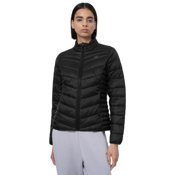 Women's down jacket 4F F094 deep black 4FSS23TDJAF094 20S - Image 3