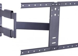 Multibrackets M VESA Flexarm Thin - Monteringssats (lutningsvridbar arm, fullr�relsemontering) - f�r LCD-display - st�l - svart - sk�rmstorlek: 37"-55"