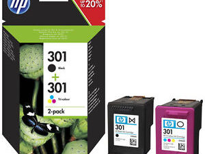 HP 301 2-pack Black/Tri-color Original Ink Cartridges