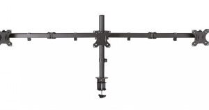Neomounts FPMA-D550D3 mounting kit - full-motion - for 3 LCD displays - black