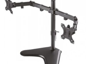 Neomounts FPMA-D550DD - Stojan - pln� pohyb - pro 2 LCD displeje - �ern� - velikost obrazovky: 10"-32" - stoln� stojan, upevniteln� na st�l
