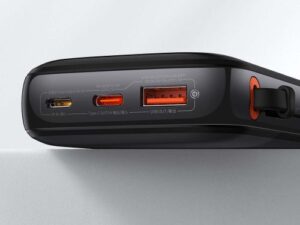 Powerbank Baseus Qpow PRO with cable, 10000mAh, 22.5W (Black)