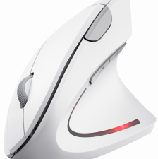 MOUSE Trust VERTO WIRELESS ERGO MOUSE WHT "25132" (timbru verde 0.18 lei)